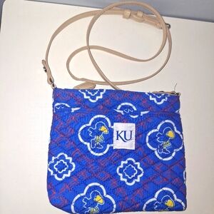 The Honour Society KU Crossbody Quilted Purse Kansas University
